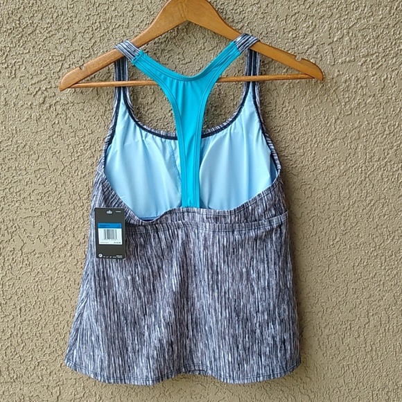 NWT Nike Tankini Bathing Suit Set Racer Back 1X - Picture 3 of 8